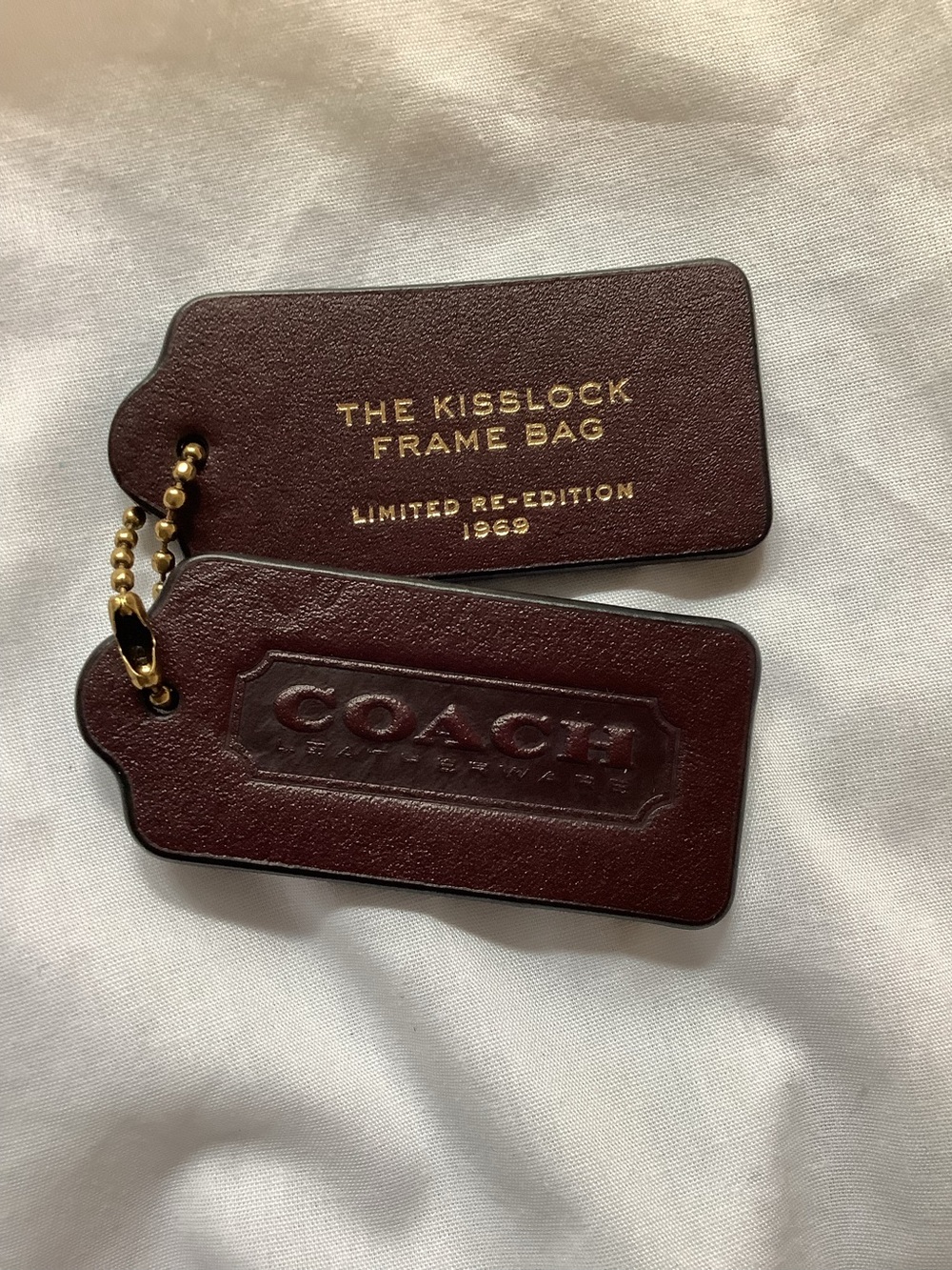 Coach hang tags